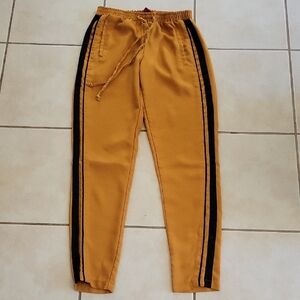 Hot Kiss Yellow and Black Joggers